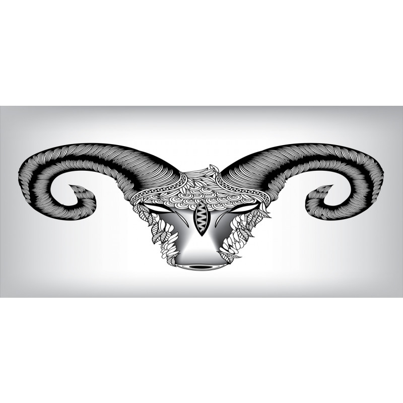 Head of Aries Art Pencil Pen Holder