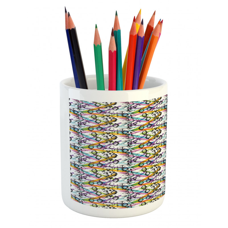 Snake Skin Colors Pencil Pen Holder