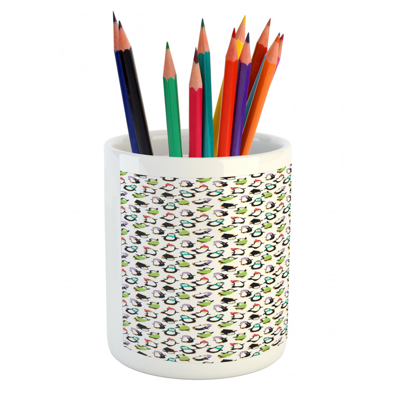 Happy Funny Animals Pencil Pen Holder