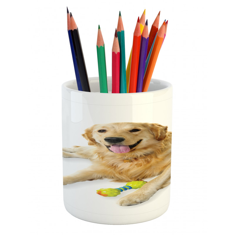 Pet Dog Toy Pencil Pen Holder