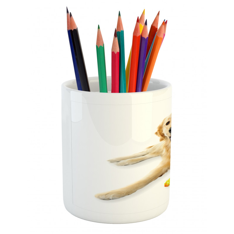 Pet Dog Toy Pencil Pen Holder