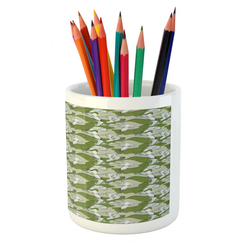 Calla Lilies Pencil Pen Holder