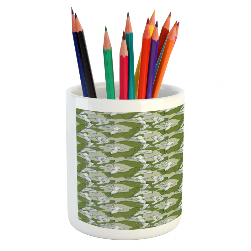 Calla Lilies Pencil Pen Holder