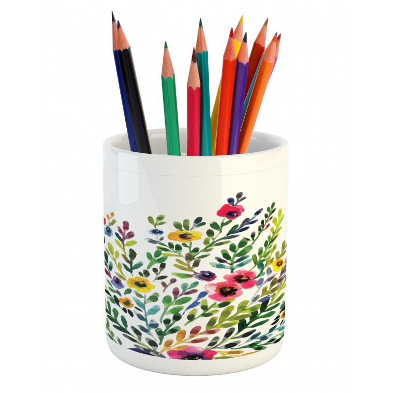 Burgeoning Nature Theme Pencil Pen Holder