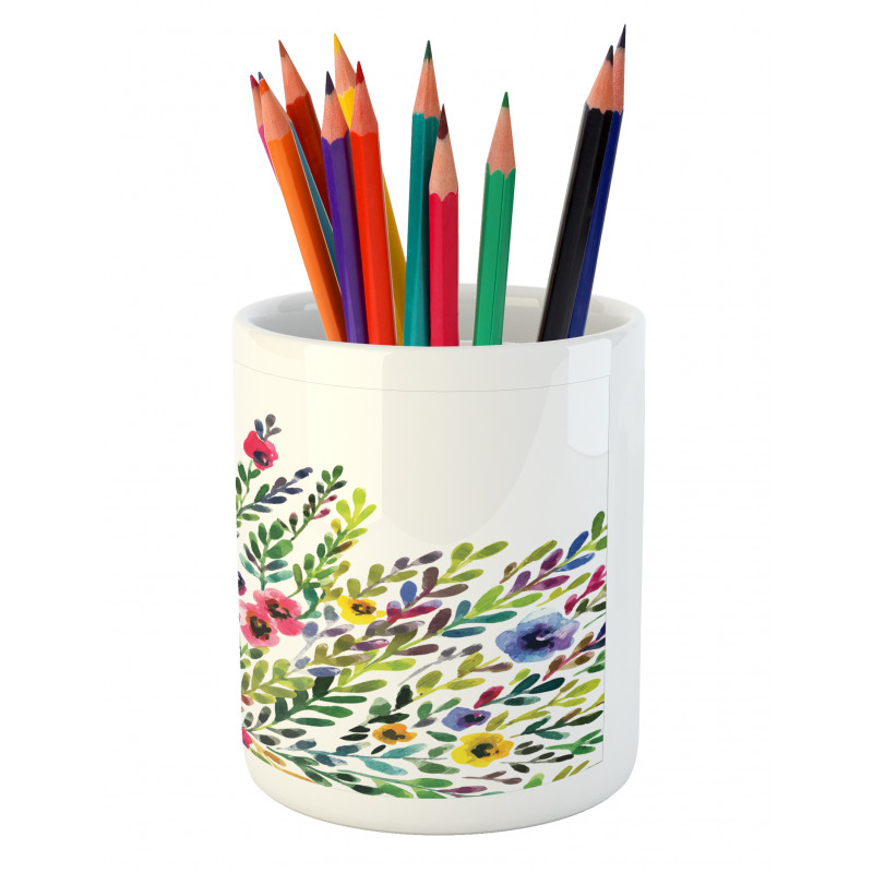 Burgeoning Nature Theme Pencil Pen Holder