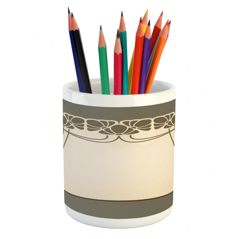 Floral Arch Shape Pencil Pen Holder