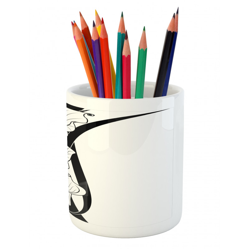 Crevalle Flower Pencil Pen Holder