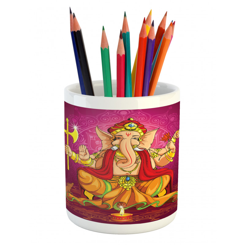 Colorful Asian Animals Pencil Pen Holder