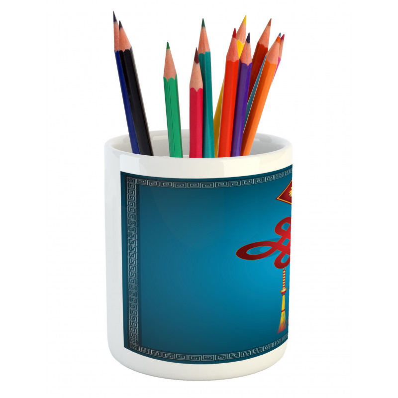 Hanging Knot Pencil Pen Holder