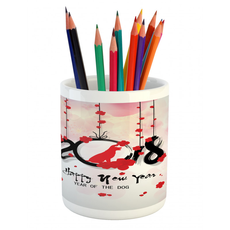 Brush Blossom Pencil Pen Holder