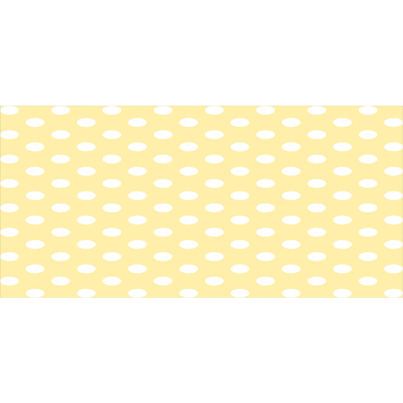 Retro Polka Dots Yellow Pencil Pen Holder