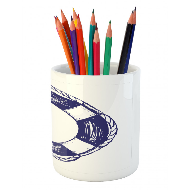 Sketch Life Buoy Pencil Pen Holder