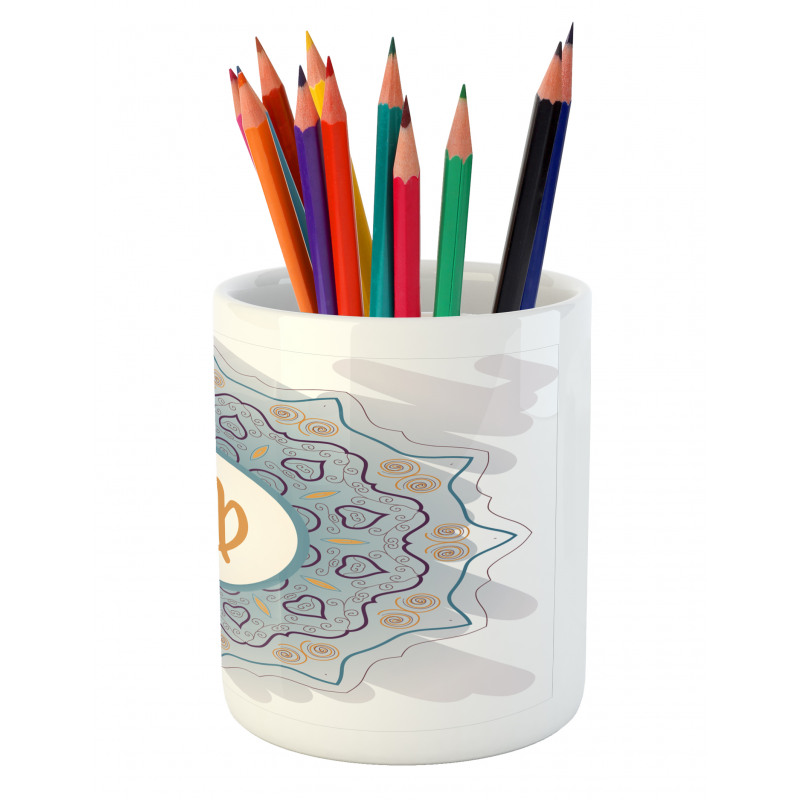 Karma and Mandalas Pencil Pen Holder