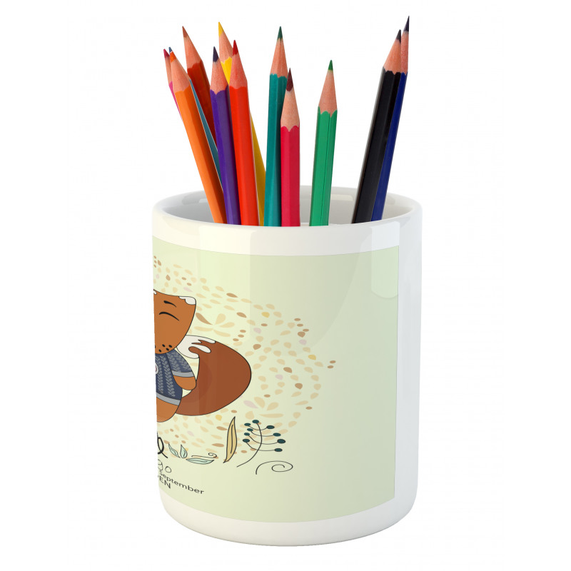 Horoscope Design Pencil Pen Holder