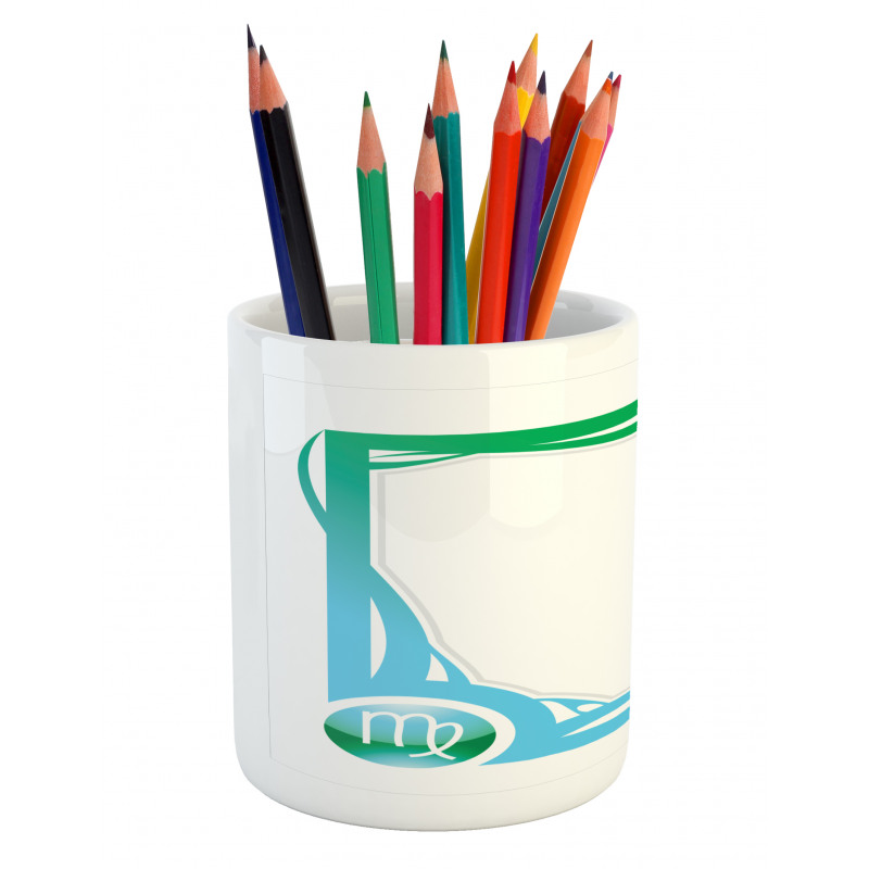 Cartoon Frame Girl Pencil Pen Holder