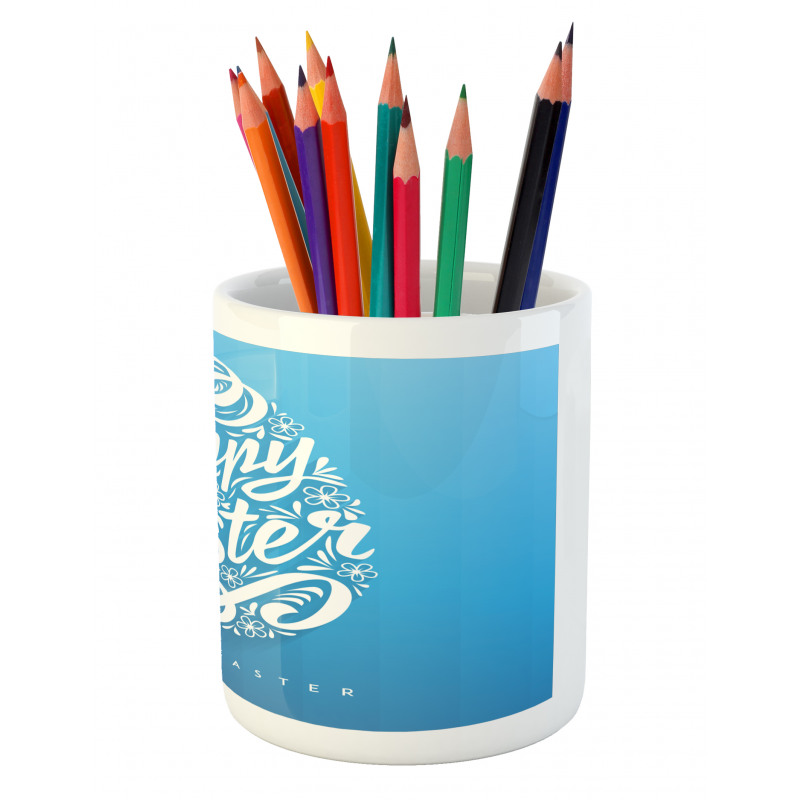 Blooming Sketch Flowers Pencil Pen Holder