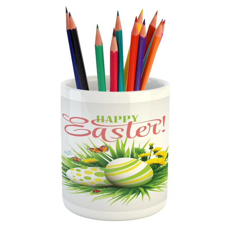 Spring Season Foliage Pencil Pen Holder