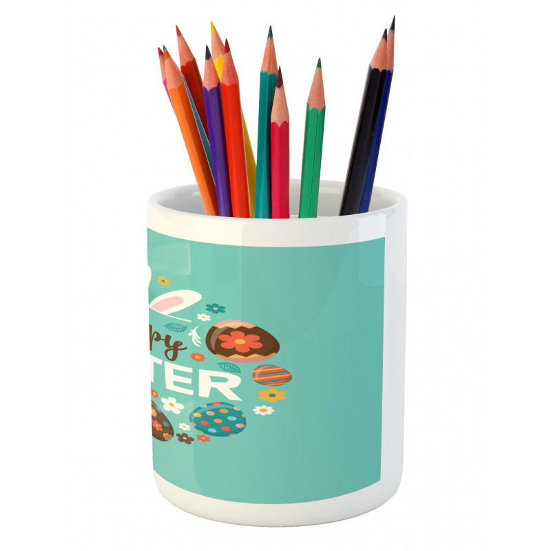 Spring Holiday Pattern Pencil Pen Holder