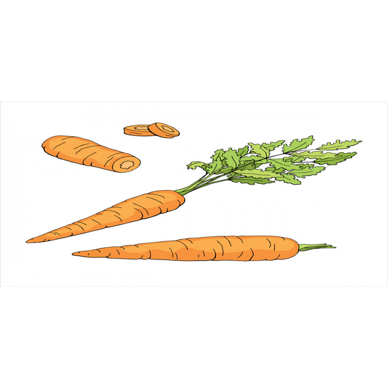 Carrot Pattern Pencil Pen Holder