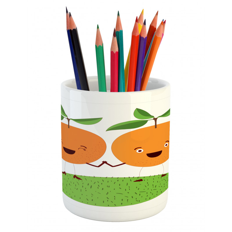 Cartoon Fruit Pencil Pen Holder