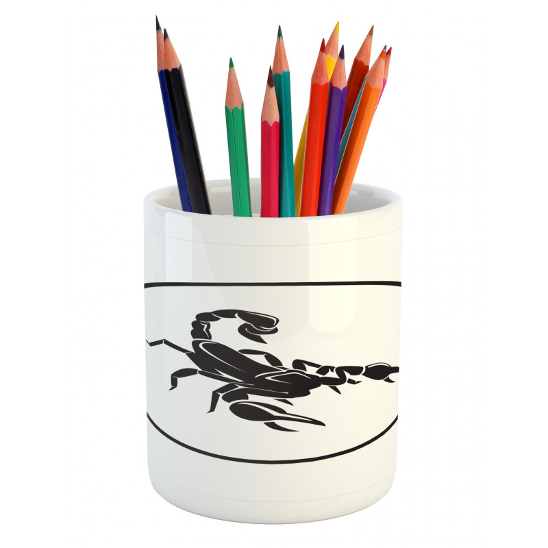 Simple Circle Pencil Pen Holder