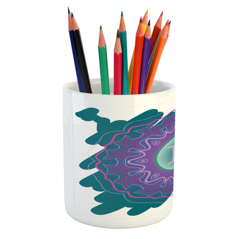 Doodle Mandala Pencil Pen Holder