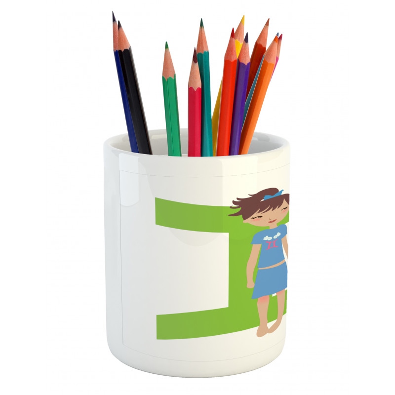 Twin Girls Teens Pencil Pen Holder