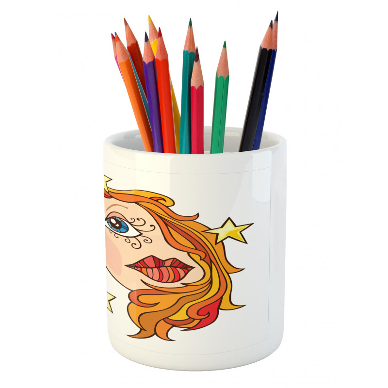 Twins of Zodiac Pencil Pen Holder