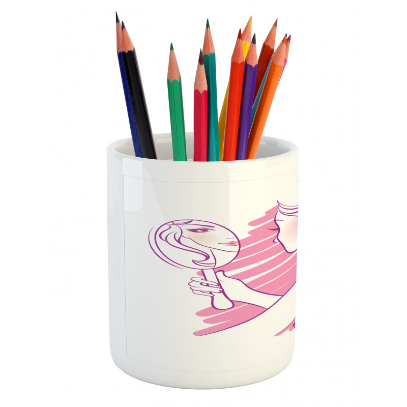 Teenage Girl Pencil Pen Holder