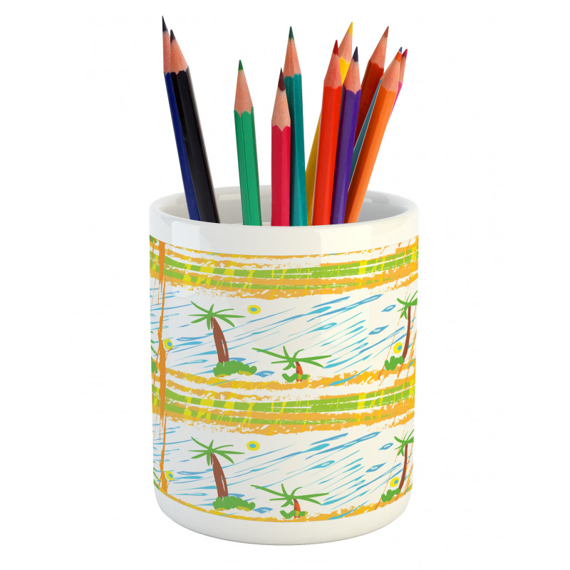 Childish Rainy Forest Pencil Pen Holder