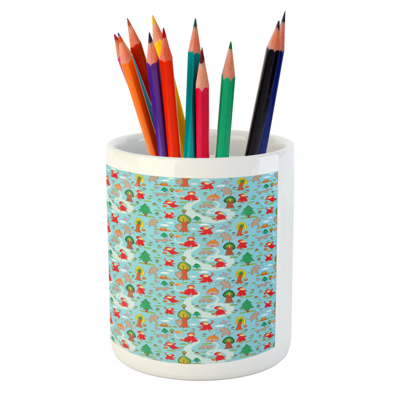 Red Riding Hood Pencil Pen Holder