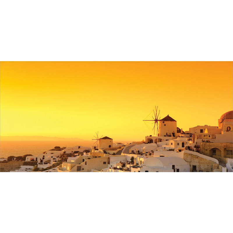 Sunset Santorini Vacation Pencil Pen Holder