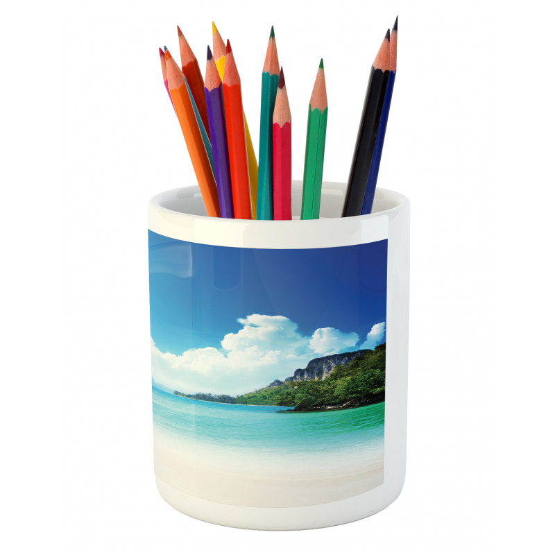 Boat Poda Island Thai Pencil Pen Holder