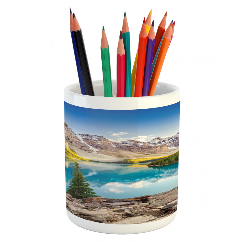 Moraine Lake Sunset Pencil Pen Holder