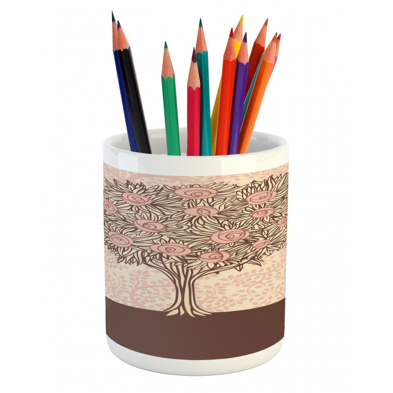 Flourishing Tree Branch Pencil Pen Holder