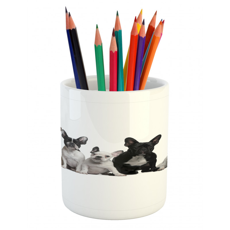 Young Doggies Photo Pencil Pen Holder