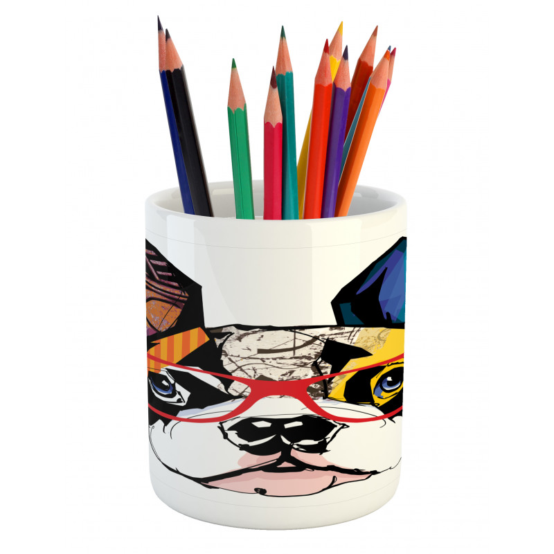 Modern Art Colorful Pencil Pen Holder