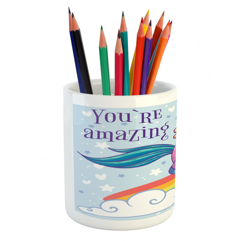 Pony in the Sky Pencil Pen Holder