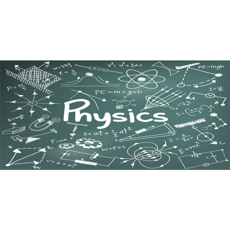 Physics and Math School Pencil Pen Holder
