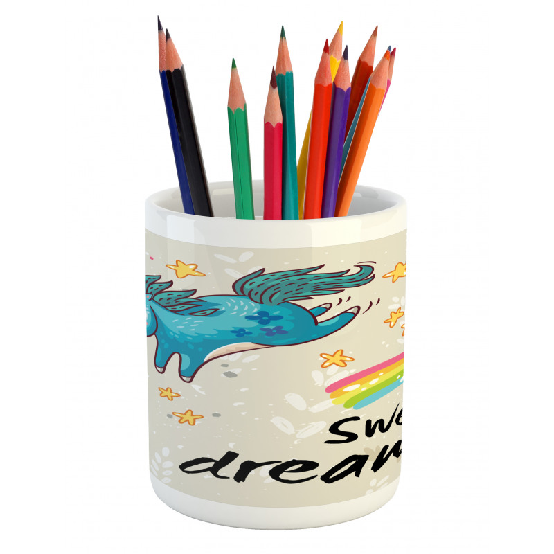 Unicorn Rainbow Pencil Pen Holder