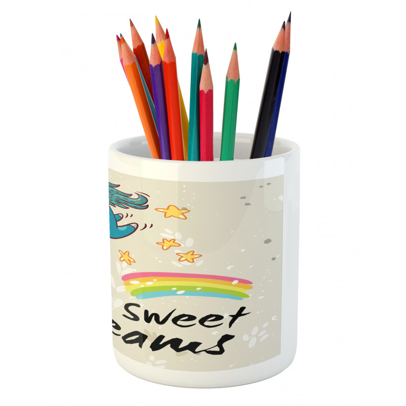 Unicorn Rainbow Pencil Pen Holder