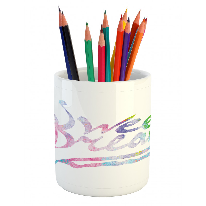 Happiness Youth Themes Pencil Pen Holder