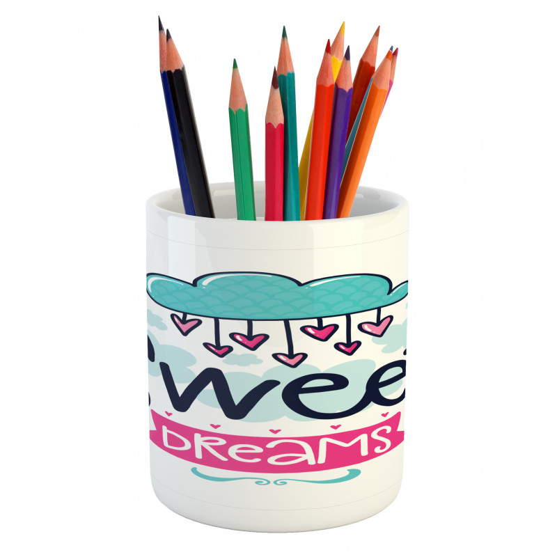 Cartoon Clouds Pencil Pen Holder