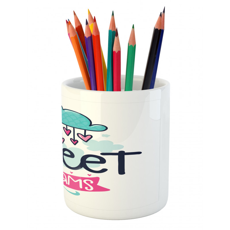 Cartoon Clouds Pencil Pen Holder