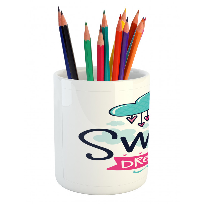 Cartoon Clouds Pencil Pen Holder