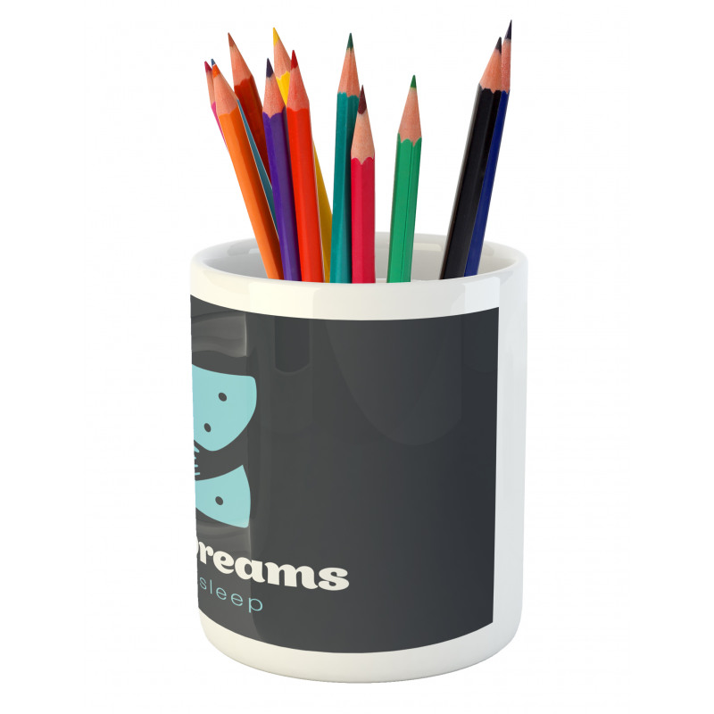 Arm Hugging Pillow Pencil Pen Holder