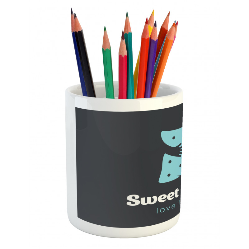 Arm Hugging Pillow Pencil Pen Holder