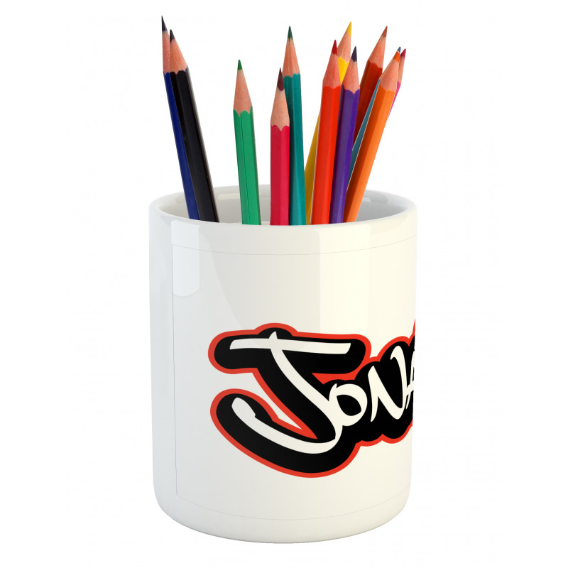 Teenage Boys Name Pencil Pen Holder