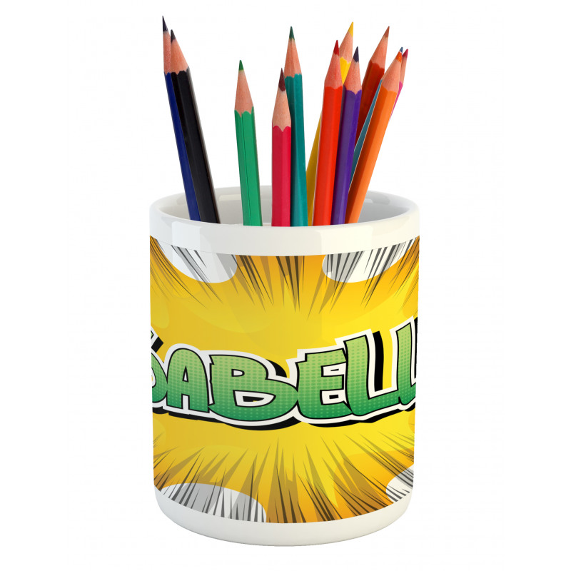 American Birth Name Pencil Pen Holder