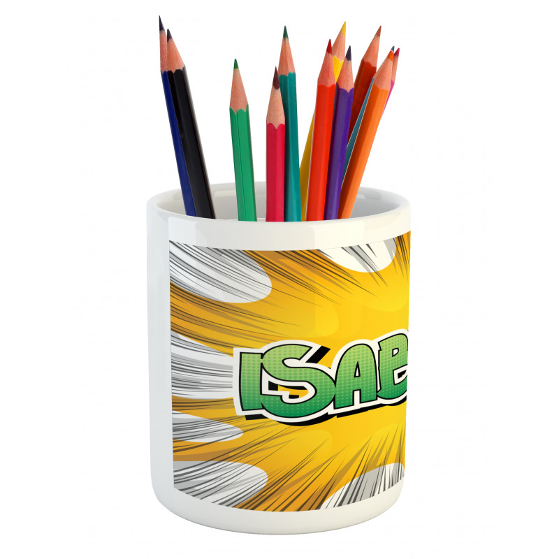 American Birth Name Pencil Pen Holder